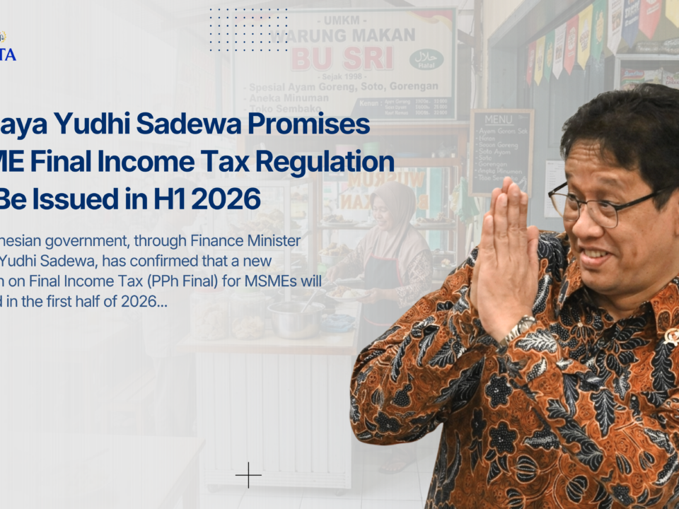 Purbaya Yudhi Sadewa Promises MSME Final Income Tax Regulation Will Be Issued in H1 2026