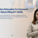 DGT Considers Relaxation for Corporate Annual Tax Return Filing (FY 2025)
