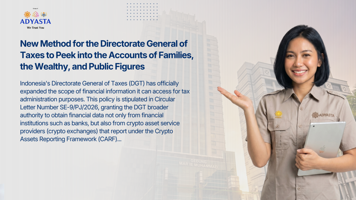 New Method for the Directorate General of Taxes to Peek into the Accounts of Families, the Wealthy, and Public Figures