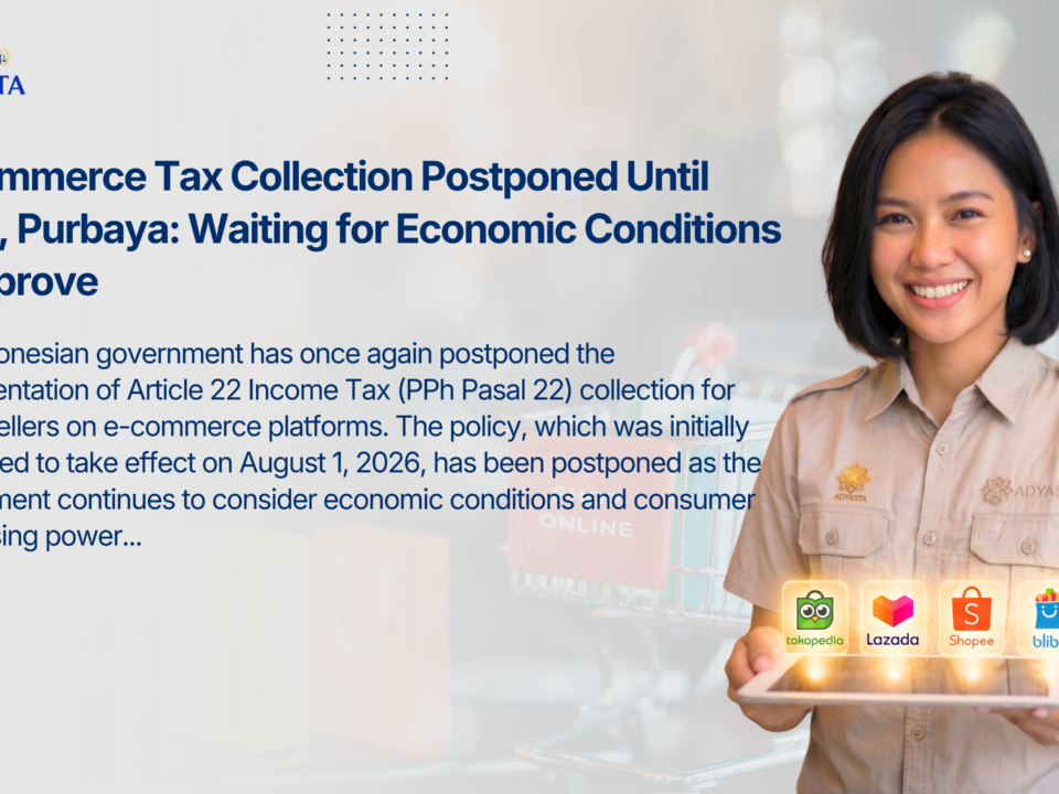 E-Commerce Tax Collection Postponed Until 2027, Purbaya: Waiting for Economic Conditions to Improve
