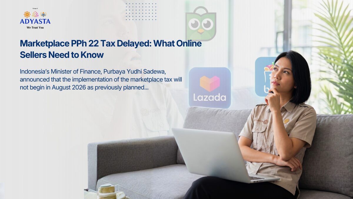 Marketplace PPh 22 Tax Delayed: What Online Sellers Need to Know