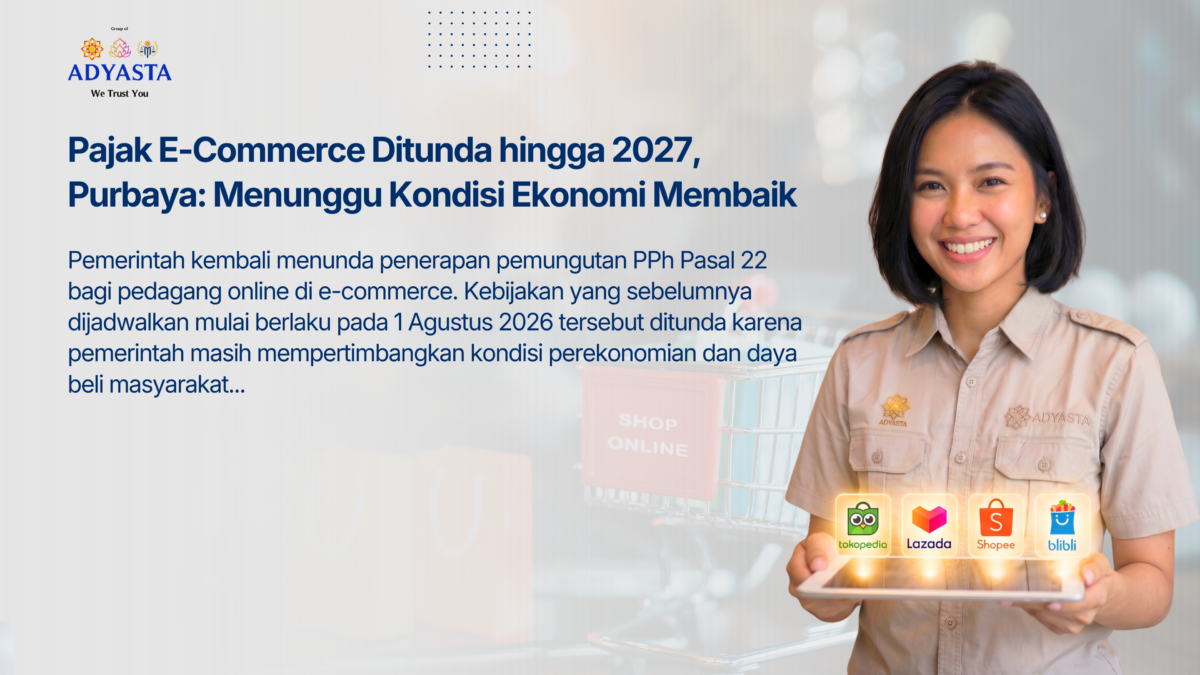 Pajak E-Commerce Ditunda hingga 2027, Purbaya: Menunggu Kondisi Ekonomi Membaik