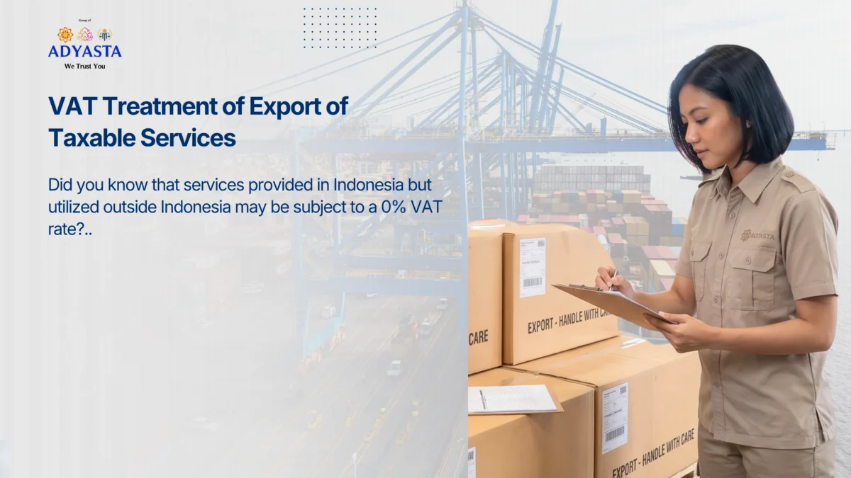 VAT Treatment of Export of Taxable Services