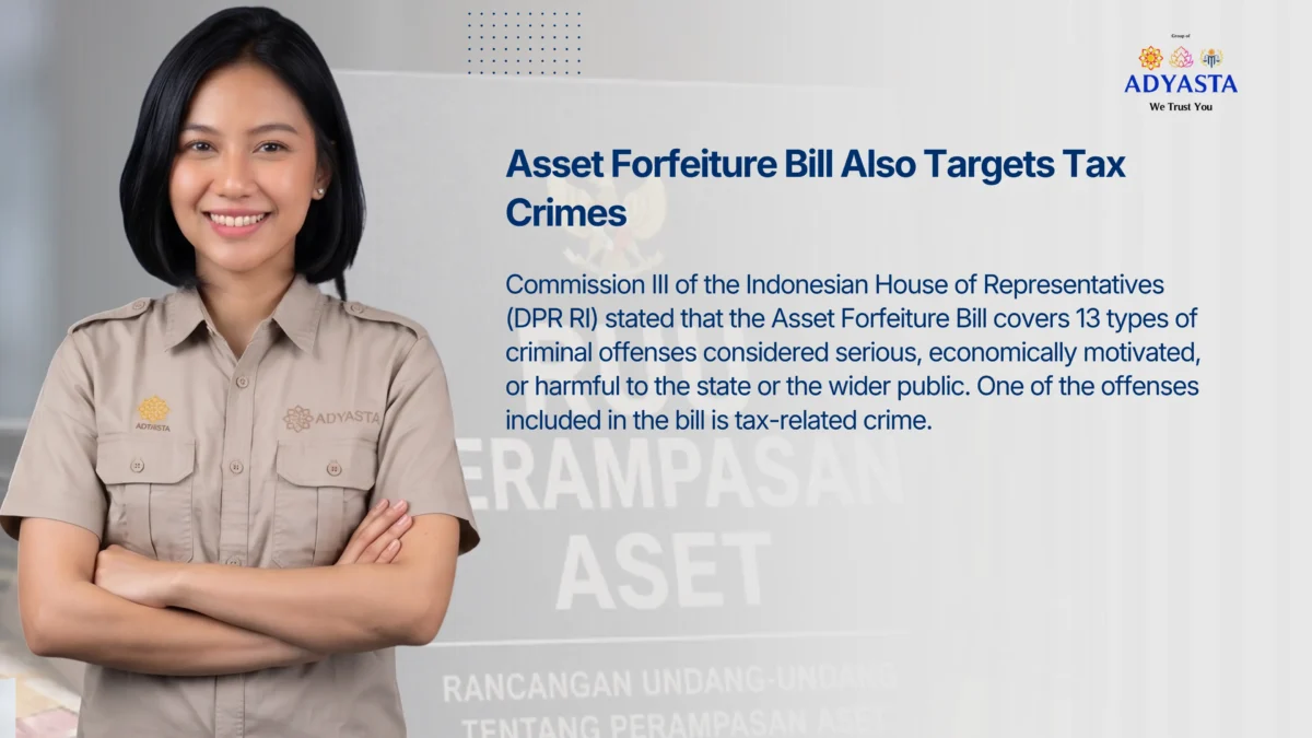 Asset Forfeiture Bill Also Targets Tax Crimes