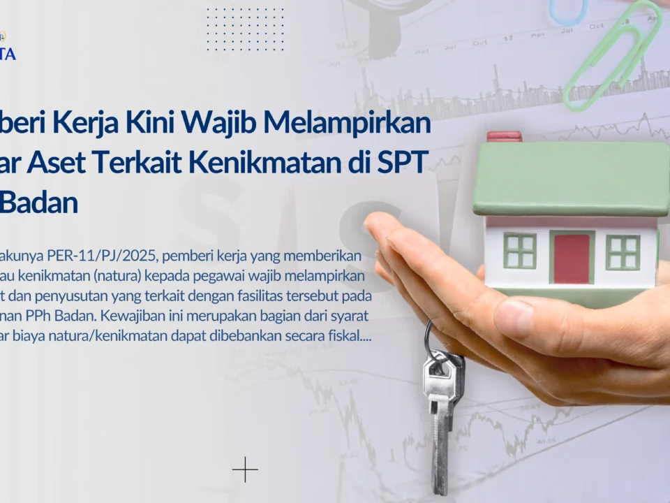 daftar aset terkait kenikmatan di SPT PPh Badan