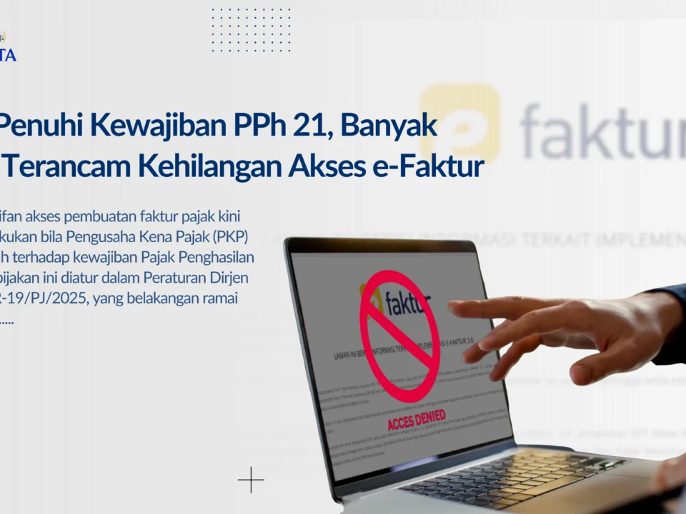 banyak PKP terancam kehilangan akses e-faktur