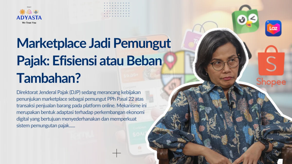 Marketplace Jadi Pemungut Pajak
