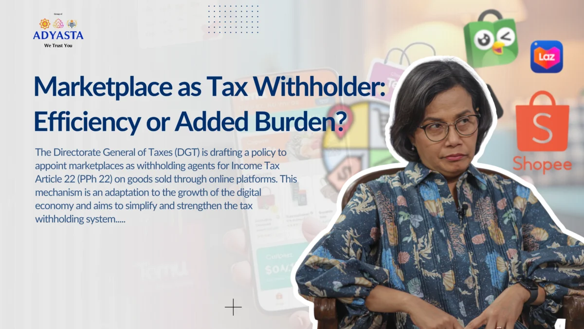 Marketplace as Tax Withholder