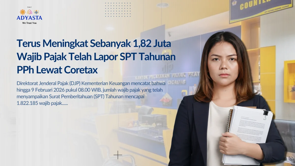 wajib pajak telah lapor SPT tahunan PPh lewat coretax