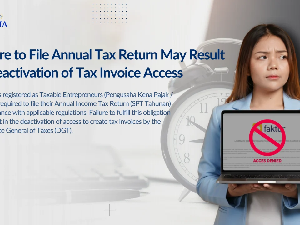 Failure to file annual tax return may result in deactivation of tax invoice access
