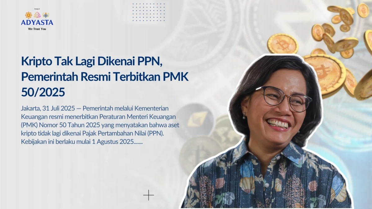 Kripto Tak Lagi Dikenai PPN