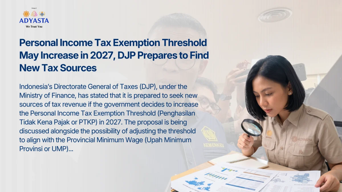 DJP Prepare to Find New Tax Sources