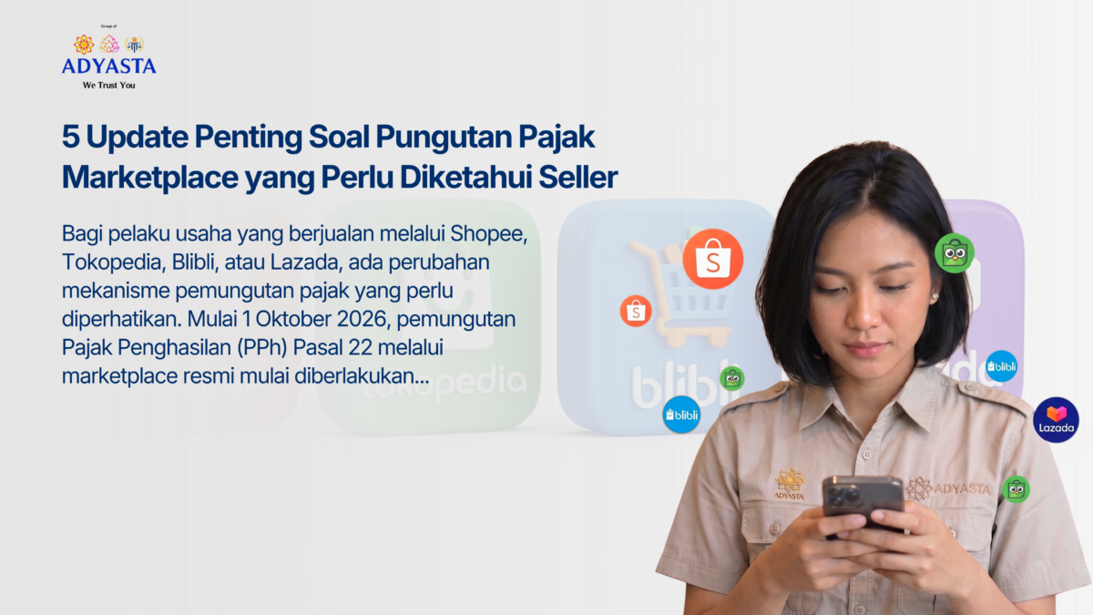 Update Penting Soal Pungutan Pajak Marketplace
